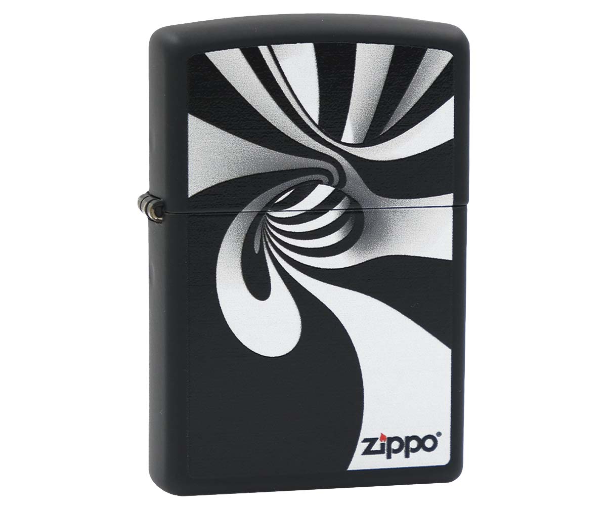 ZIPPO Spiral blk white