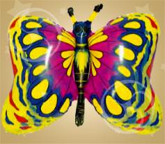 Шар фольгированный фигура 'Бабочка золотая'