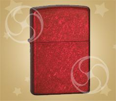 ZIPPO Reg candy apple red mt lt 'Красный леденец'