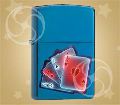 ZIPPO Smart ace 'Неоновое очко'