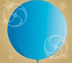Шар гигант сфера синий 2.1м