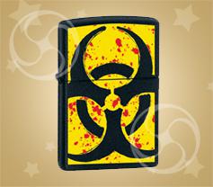 ZIPPO Hazardous black matte