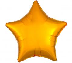 Шар фольгированный 'Звезда металлик Gold' 18'