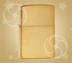 ZIPPO Solid brass 'Цельный золотой слиток'
