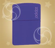 ZIPPO Purple matte with Zippo logo