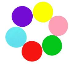 Конфетти кружочки разноцветные 100гр (4734)