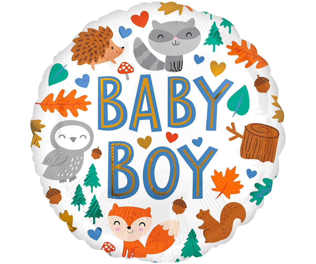 Шар фольгированный 'Baby Boy' 18'