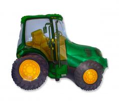 Шар фольгированный фигура 'Трактор зеленый'