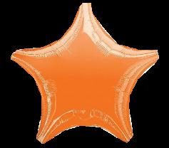 Шар фольгированный 'Звезда оранжевая' 18'