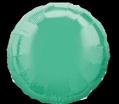 Шар фольгированный 'Круг бискайский зеленый' 18'