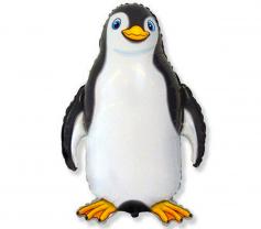 Шар фольгированный фигура 'Пингвин черный'