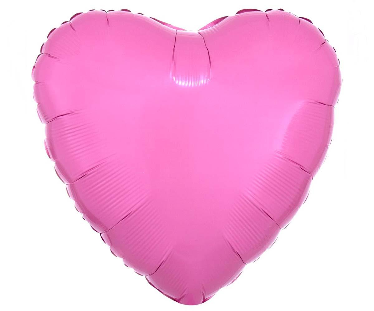 Шар фольгированный 'Сердце Pink' пастель 18'