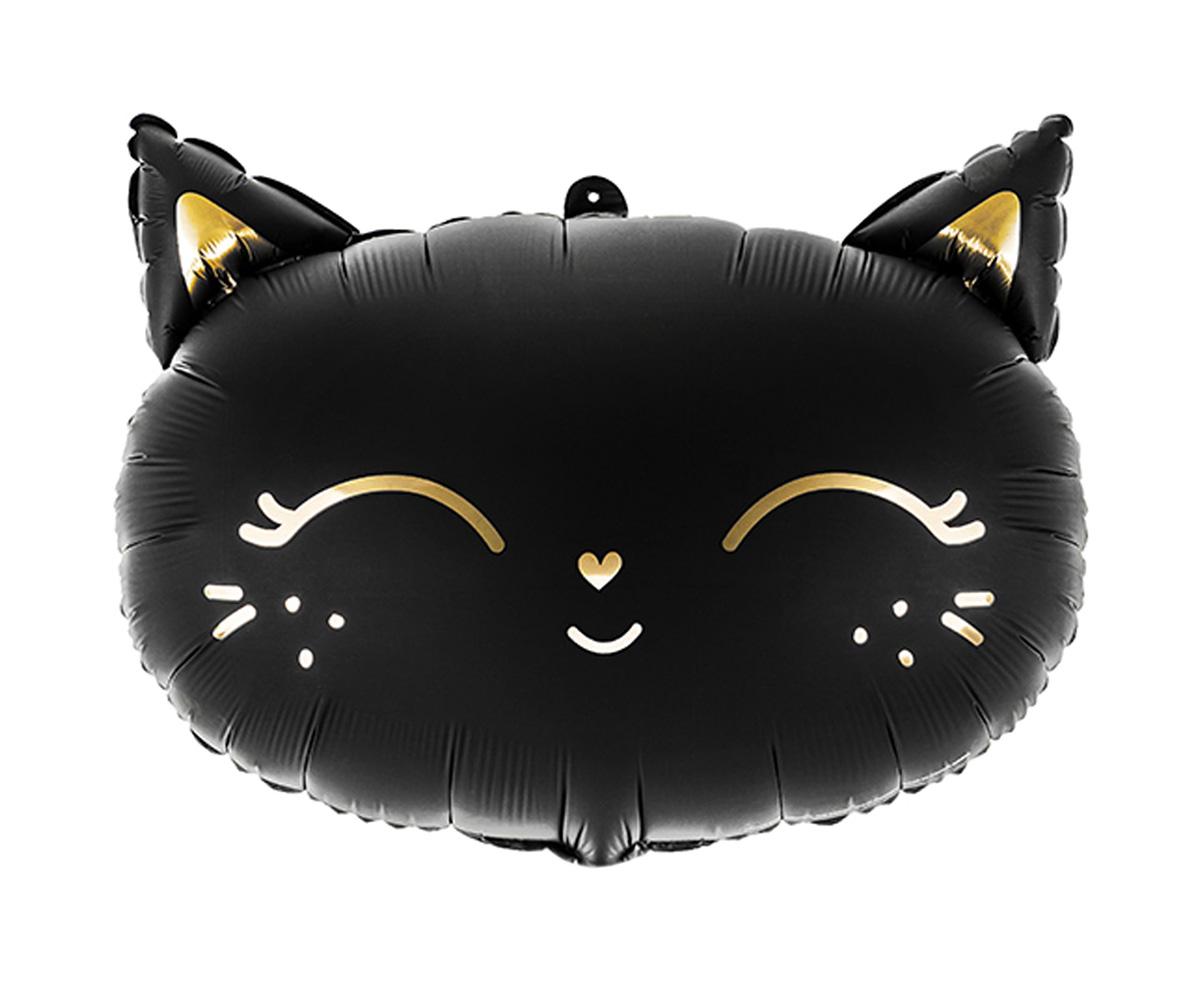 Шар фольгированный фигура 'Кошечка черная'