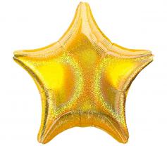 Шар фольгированный 'Звезда блеск золотая' 18'