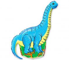 Шар фольгированный фигура 'Динозавр голубой'