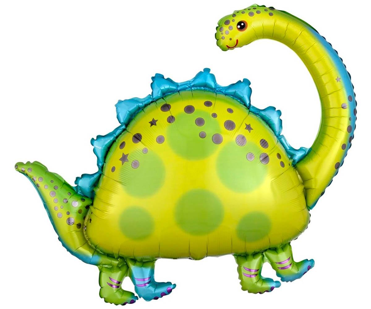 Шар фольгированный фигура 'Динозавр Бронтозавр'