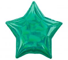 Шар фольгированный 'Звезда блеск зеленая' 18'